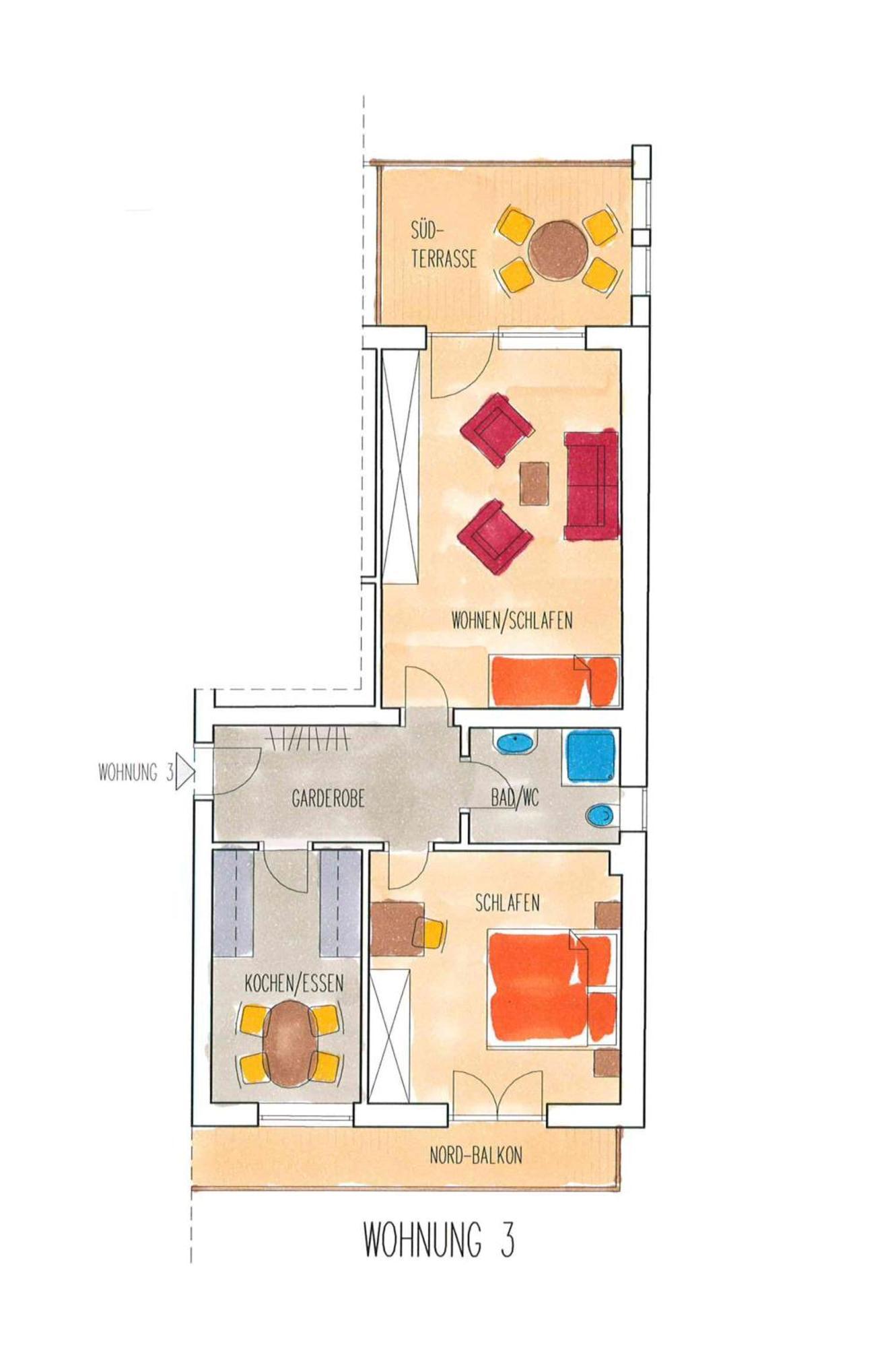 Appartements Gaertner Bichlbach Szoba fotó
